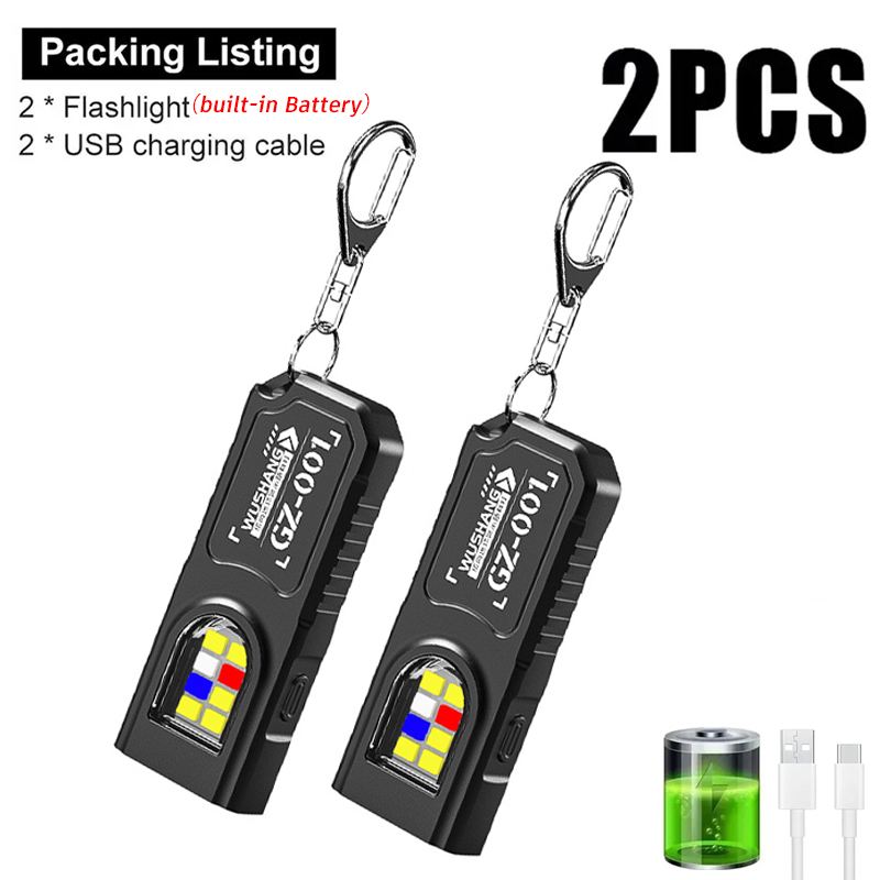 Fishing Kit Compact - Lanterna Multifuncional com Chaveiro, Lanterna Mini