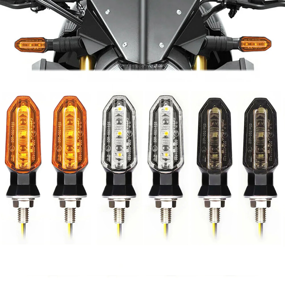 Sos Light Strobe - 2/4 pçs 8mm mini motocicleta led